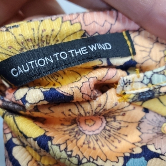Anthropologie Caution to the Wind Floral Halter Top - Picture 4 of 4
